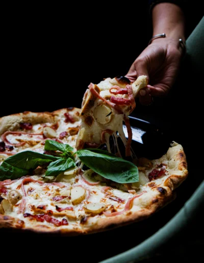 pizza au restaurant le prince palace